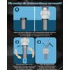 XSTARYE Screw Extractor Set with 3/8 Inch Hex Adapter Screw