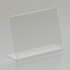 EPOSGEAR® 1 x A4 Landscape Angled Perspex Acrylic Lean Back