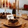 Glamoreal 100 Pcs Place Cards for Table Setting, 2" x