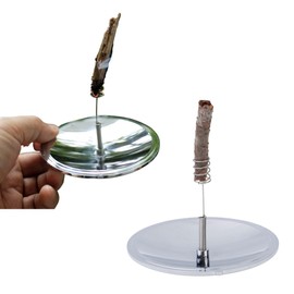 2PCS Windproof Solar Fire Starters, Sun-Powered Lighter Kit Tool Harness Parabolic Mirror Case, Magnifying Glass for Starting Fire Spark | Survival Gear Equipment for Outdoor Camping/Travel/Emergency