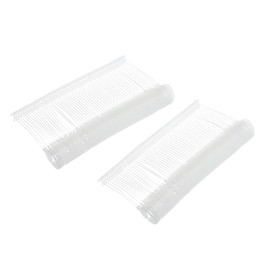 MECCANIXITY Round Hook Standard Tagging Fasteners,Plastic Regular,Standard Label Gun Price Tagging Barbs for Garment Price Tag Label Tagging Barbs 35mm/1.38 Inch,Pack of 1000 Transparent
