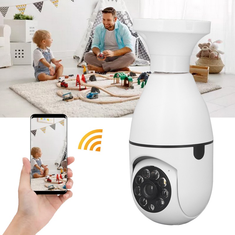 Wireless WiFi Camera 100W 20m Night Vision Voice Intercom 360