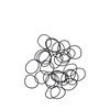 Goody Ouchless Elastic Hair Ties - 50 Ct, Black, 2MM