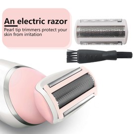 Updated Replacement Head for Philipss SatinShave Women's Electric Shaver BRL140 BRL130 Wet & Dry Ladyshave Replacement Foil and Blade (Pink) - by GRABOTE