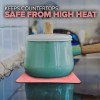 Exultimate Pig Trivet Silicone Mat Spoon Holder Heat Resistant Nonslip