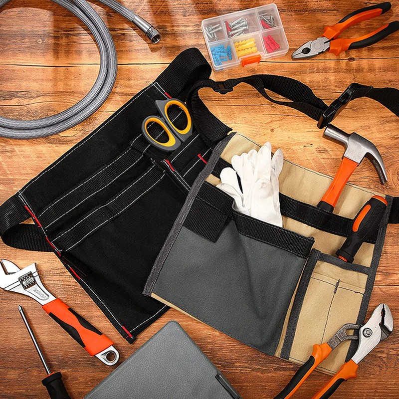 Side Tool Belt Gardening Tool Bag Adjustable Work Apron for