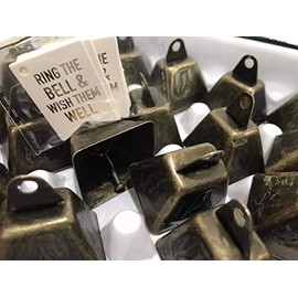 24 Ring The Bells Wish Them Well Wedding Mini Kissing Cowbells Reception Party