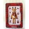Walkers Shortbread Butter Cookies REINDEER Holiday, 9 3/4" x 6