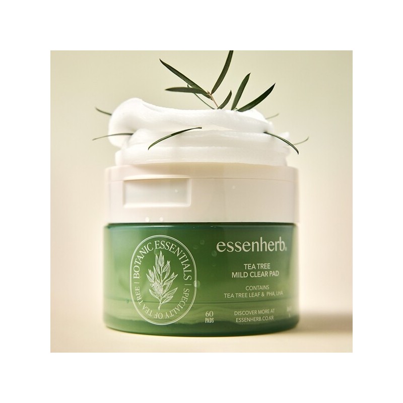 Essentherb (현대Hmall)에센허브 티트리 마일드 클리어 패드 60매+60매 (Hyundai Hmall) Essen