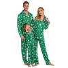 Ekouaer Family Christmas Pajamas Matching Xmas Tree and Fun Deer