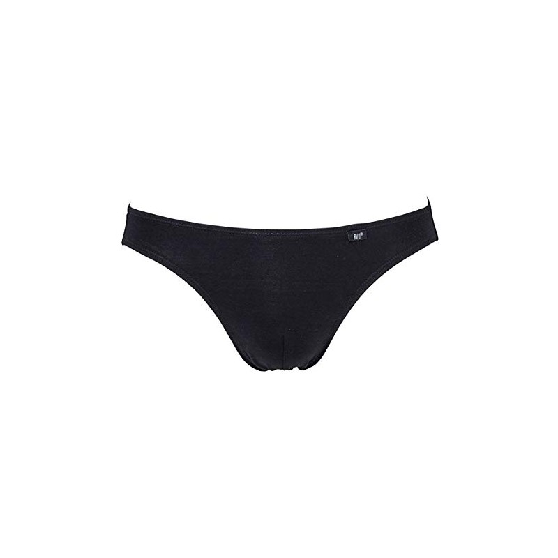 BVD BIKINI GR182ATS Men's Briefs, Cotton Blend, Bear Sheeting, Black