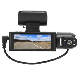 Dual Dash Cam Front and Rear,3.16inch Car Driving Recorder,Professional Car Dashboard Camera,HD Night Car Parking Reversing Monitor