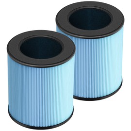 2 Pack MK03 Air Filter Replacement for MK03 Air Purifier, 4-in-1 MK03 MJ003H High-Efficiency H13 HEPA Filter for POMORON MJ003H Air Cleaner, Replace Part MG03JHLX/DH-JH03/MJ003H-RF