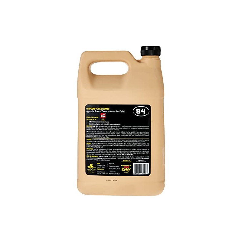 Meguiar's M8401 Mirror Glaze Professional Compound Power Cleaner, 1 Gallon