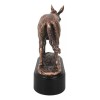 Rustic Western Farmhouse Ass Donkey Mule Electroplated Bronze Resin Figurine