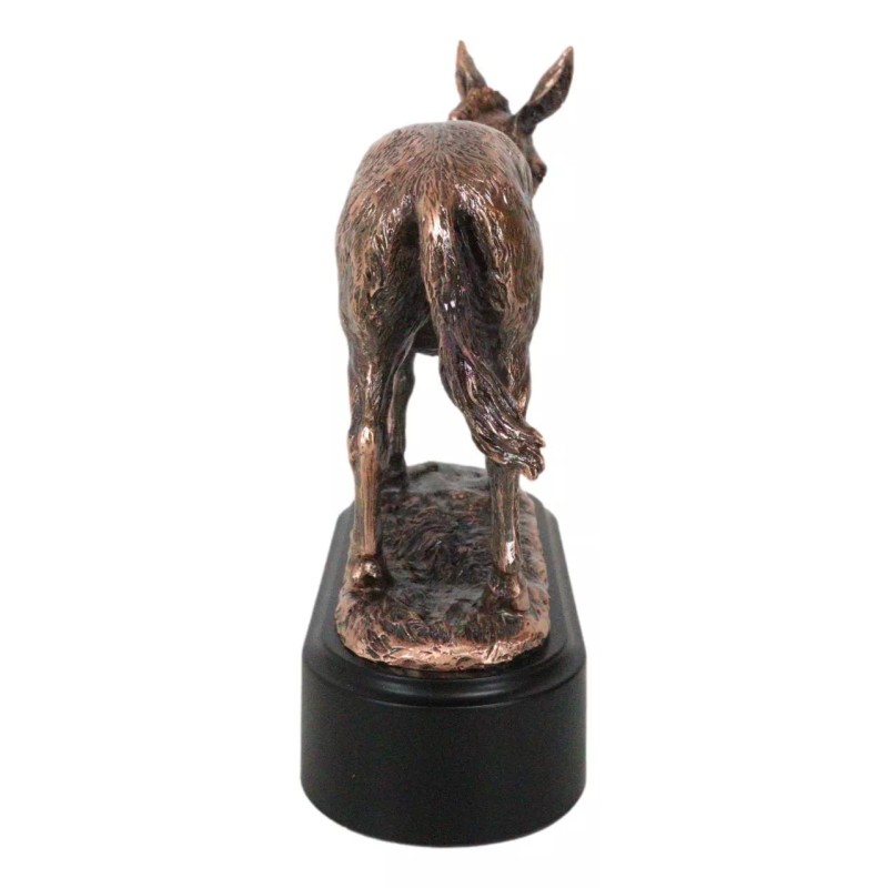 Rustic Western Farmhouse Ass Donkey Mule Electroplated Bronze Resin Figurine