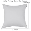 4-Pack Cotton Comfortable Solid Decorative Throw Pillow Case Square Cushion