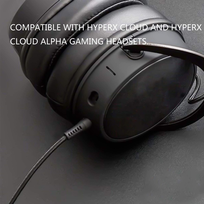 Alitutumao Replacement HyperX Cloud Audio Aux Cable Cord Wire with