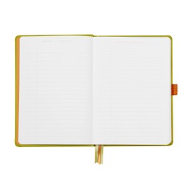 Rhodia 118575C Goalbook Notebook (DIN A5, 14.8 x 21 cm, Dot, Practical and Trendy, with Hard Cover, 90 g White Paper, 120 Sheets), Pack of 1, Lime Green