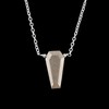 Gempires Coffin Necklace, Pyrite Pendant, Crystal Necklace for Women, Dainty