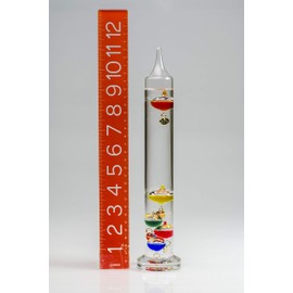 SP Bel-Art, H-B DURAC Galileo Thermometer; 18 to 26C (64 to 80F), 5 Spheres, 11 in. (B62000-0800)