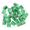 sourcing map 30PCS 4-Pin PCB Mount Screw Terminal Block Connectors