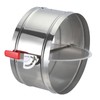 PATIKIL HVAC Duct Manual Volume Backdraft Damper, 14 Inch, Airflow