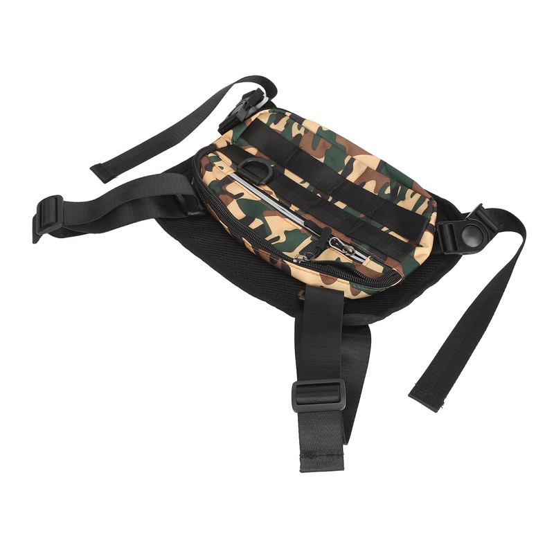 Sports Vest Chest Bag Lightweight Breathable Adjustable Strap Running Vest