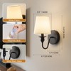 Battery Operated Wall Sconce Set of 2,Rechargeable Wall Sconce with