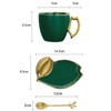 All-Pie 2 Sets of Espresso Coffee Cups and Saucer 300ml