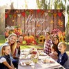 Fall Thanksgiving Party Decorations, Fall Thanksgiving Farmhouse Photography Backdrop Happy