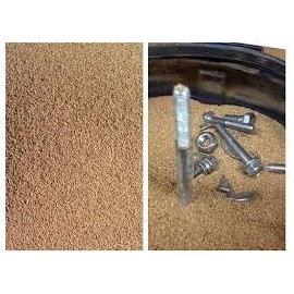 Polishing Walnut Shell Cabinet Tumbler Blasting Media 03-06 mm 25/52 Mesh 500g