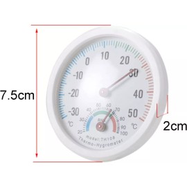 L&T Termómetro De Interiores Y Medidor De Humedad