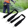 Shoulder Strap Trimmer Strap, 2Pcs Black Strimmer Shoulder Adjustable Durable
