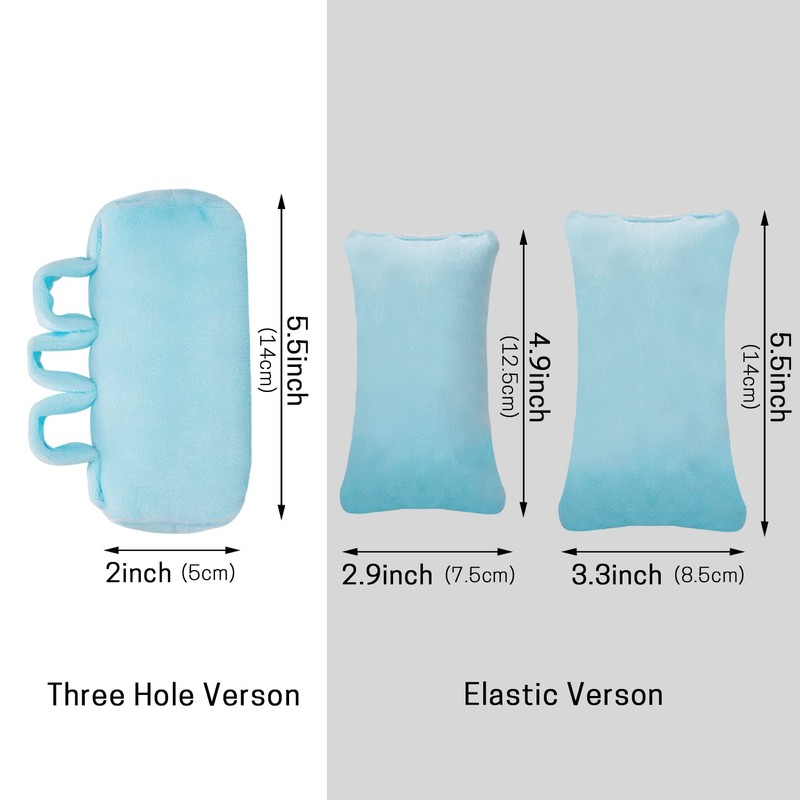 SWISSELITE Hand Contracture Cushion, Palm Grip with Elastic Band or
