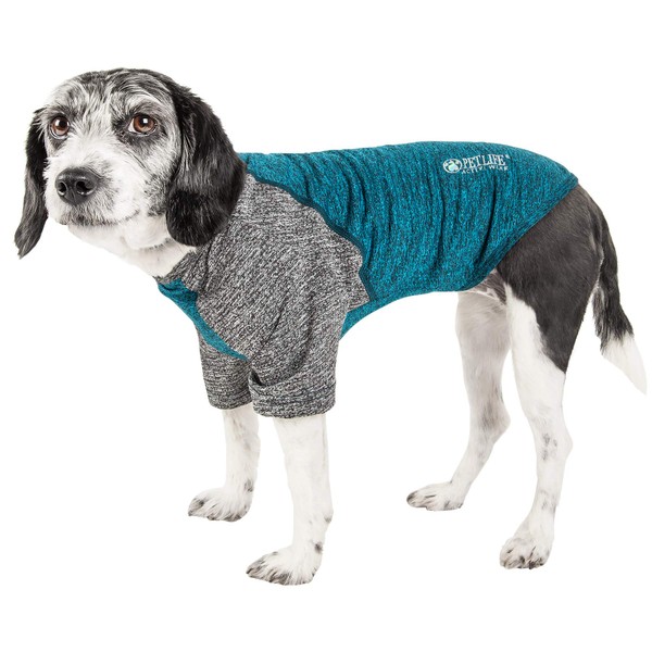Pet Life Active 'Hybreed' 4-Way Stretch Two-Toned Performance Dog T-Shirt