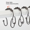 Goowin Shower Curtain Hooks, Rust Resistant Shower Curtain Rings Metal