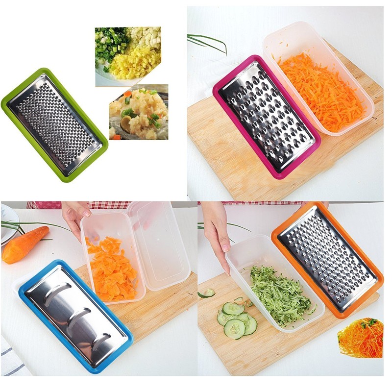 Tenta Kitchen 4 Piece Cheese Grater Set with Container -