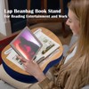 Lap Desk XL Beanbag Book Stand –Book Holder for Reading