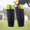 Dokpav Football Shin Guard Socks Sleeves Double Layer Mesh Breathable