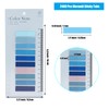 2400 Pcs Morandi Sticky Tabs, 12 Sheets Sticky Index Tabs,
