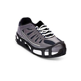 STABILicers Grippers Indoor Anti-Slip Job Safety Traction Slip-Ons, Black, Small