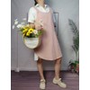 Cotton Cross Back Aprons Solid Color Cooking Kitchen Garden Smock