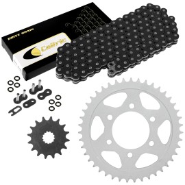 Kawasaki Black O-Ring Drive Chain & Sprockets Kit for Kawasaki ZX750P Ninja ZX7R 1996-03