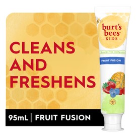 Burt's Bees Burt's Bees Kid's Toothpaste, Fluoride Free, Fruit Fusion, 95 mL