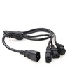 Eonvic IEC 320 C14 Male to 3 x C13 Female