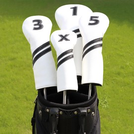 5 Wood Head Cover,PU Leather Fairway Wood Headcovers for Golf Clubs Women Men