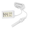 ASHATA Digital Hygrometer, 2-in-1 LCD Display Thermometer Hygrometer with External
