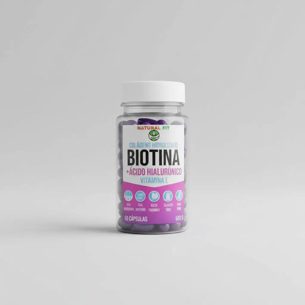 Biotina  Ácido Hialunico  Vitamina E 60pz