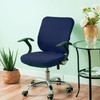 Fenteer Stretch Office Covers Seat Cover Slipcover Desk Seat Cushion